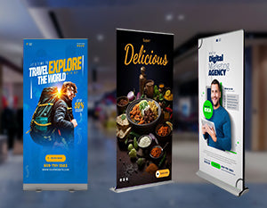 Stand Tall with Roll Up Banner Stands at Your Next Event!