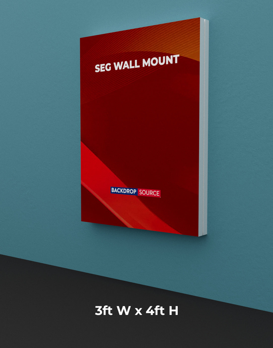 Wall-Mounted SEG Fabric display