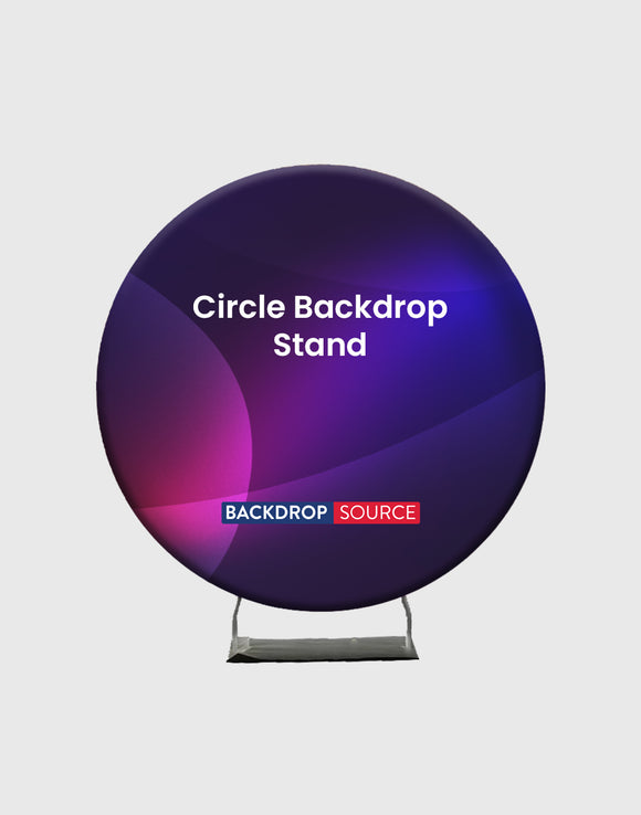 Circle Round Shape Backdrop for Parties, Weddings, Birthdays