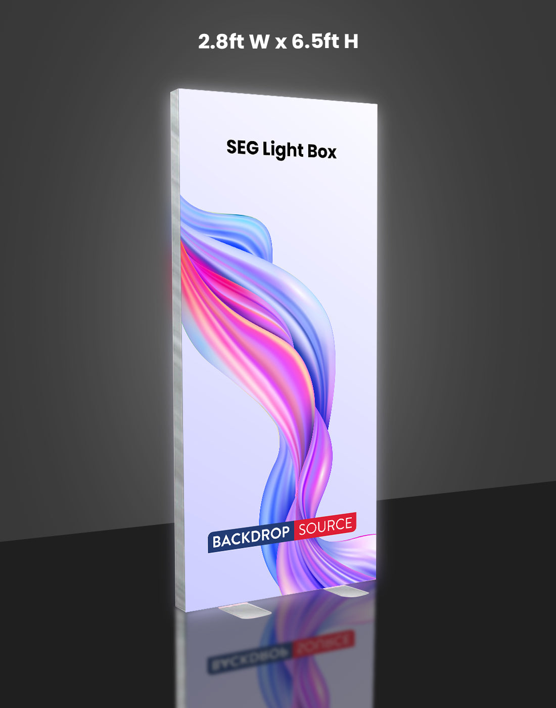 SEG Frameless Fabric LED Light Box Display