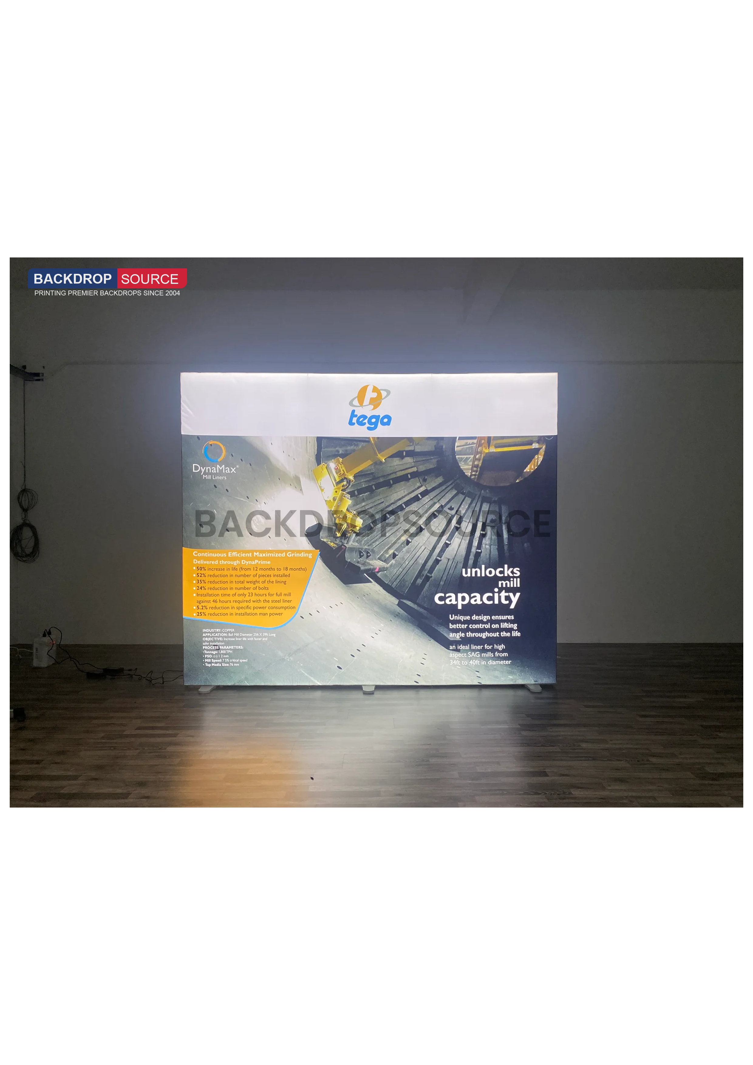 3.2ft x 6.5ft - SEG Frameless LED Fabric Backlit Light Box