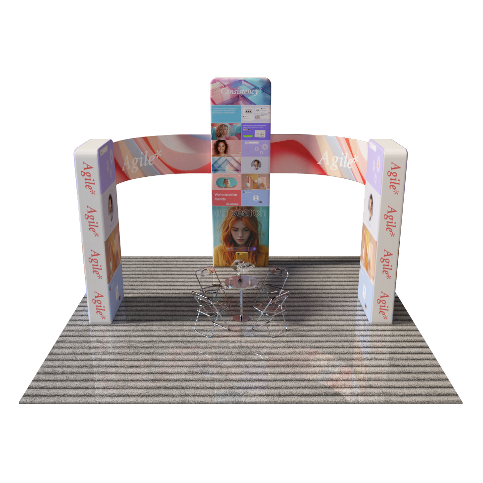 Modular Booth Kits 20ft x 20ft - Model 15