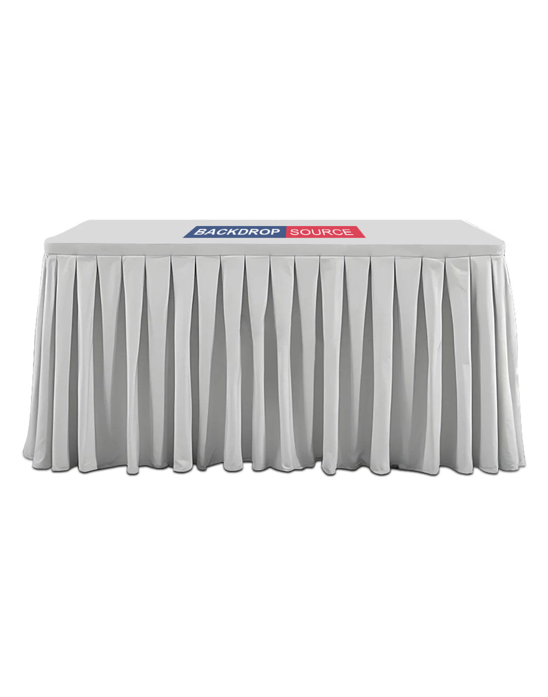 Custom Fitted Table Skirts with Top