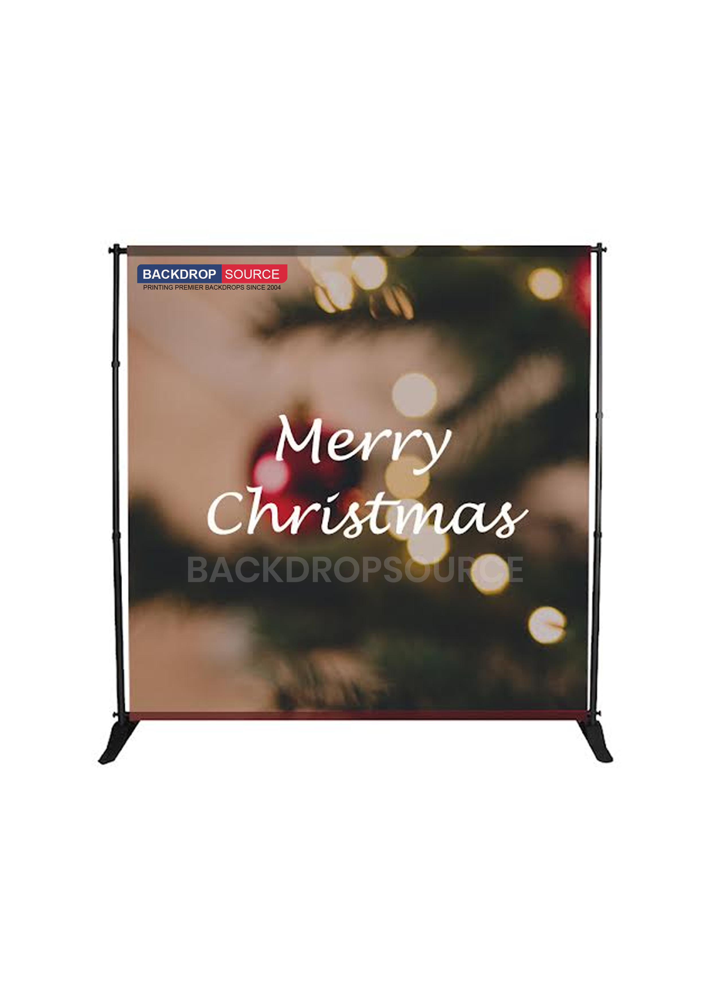 Fabric Backdrop Media Wall with Adjustable Stand