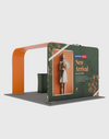 Economy L Arch TV Display Exhibition Kit for 10ft Wide Booths