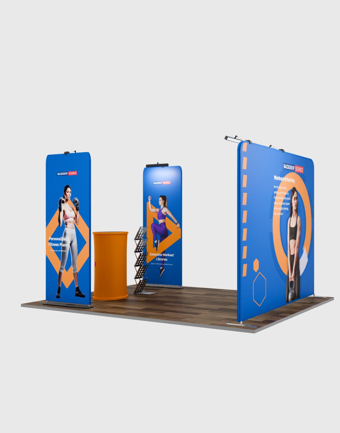 Premium Exhibition Kit for 10ft Wide Booths