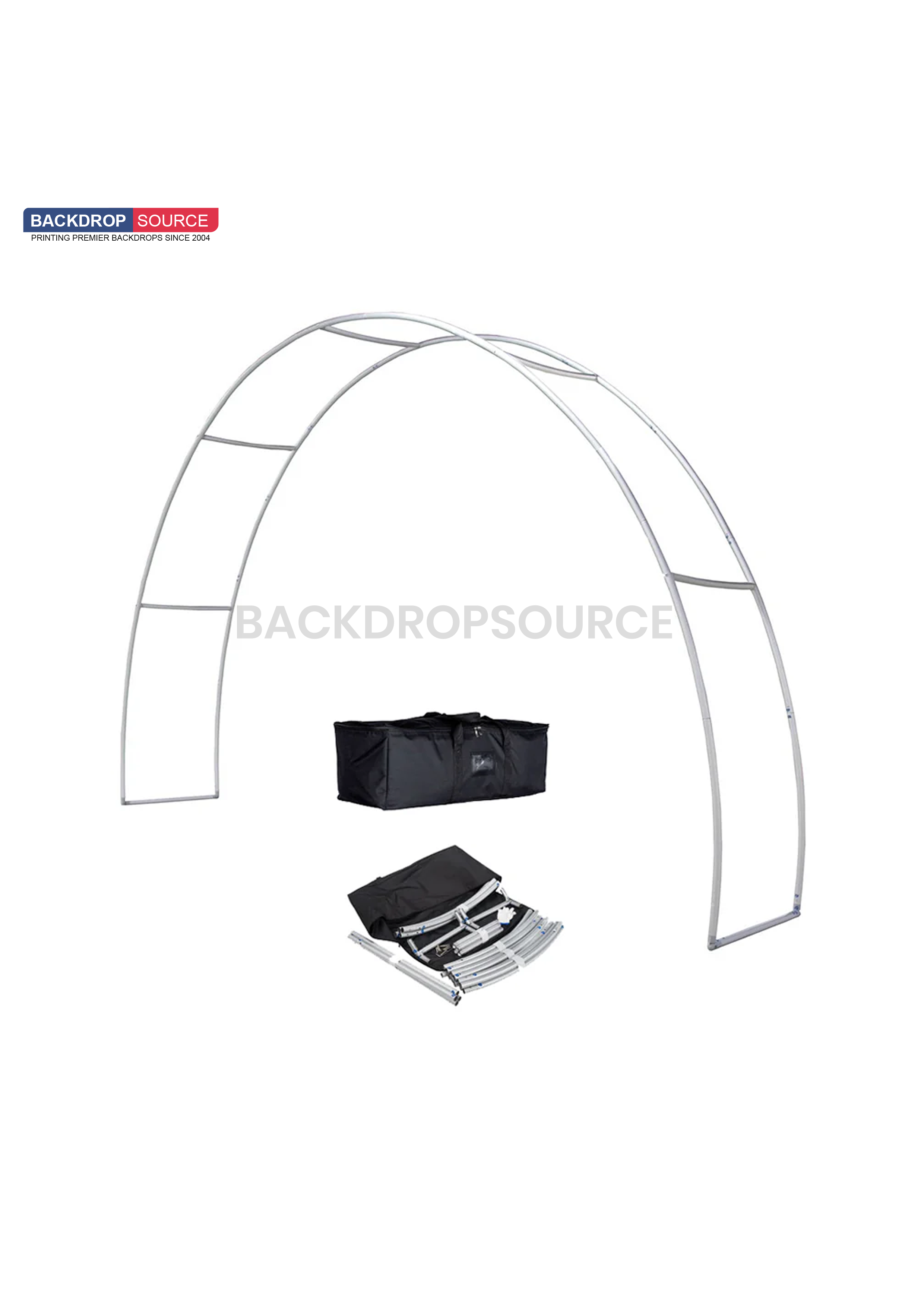 C Shape Tension Fabric Arch - 10ft