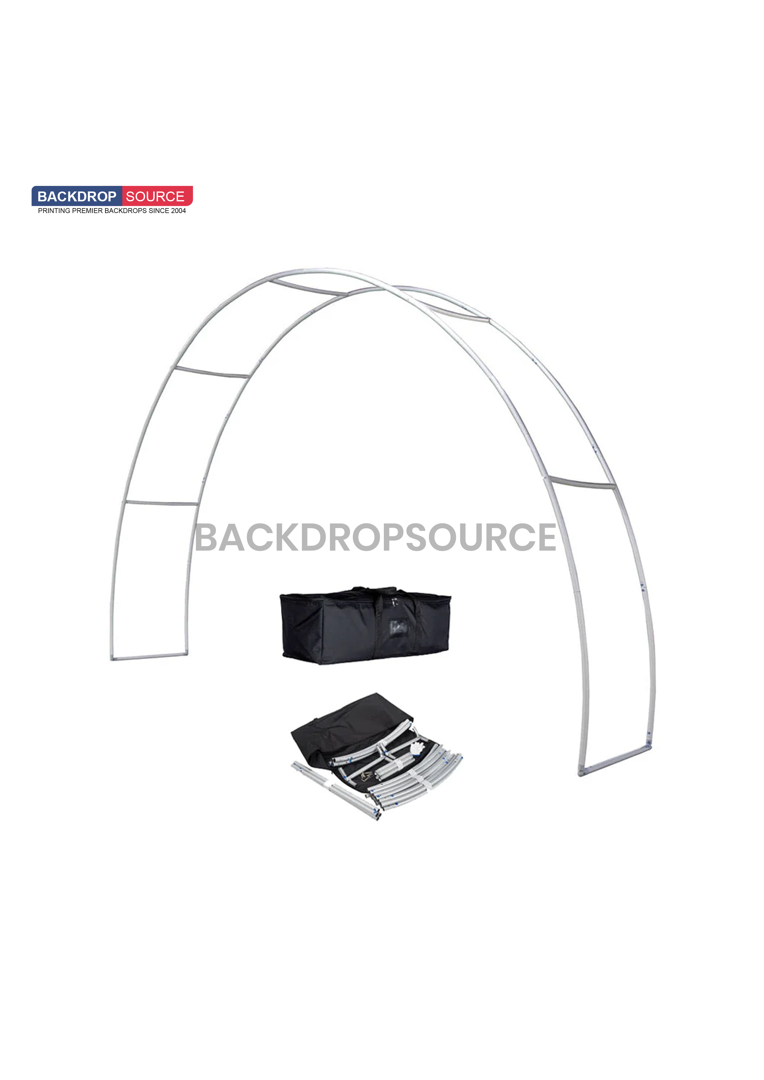 20ft C Shape Tension Fabric Arch Display