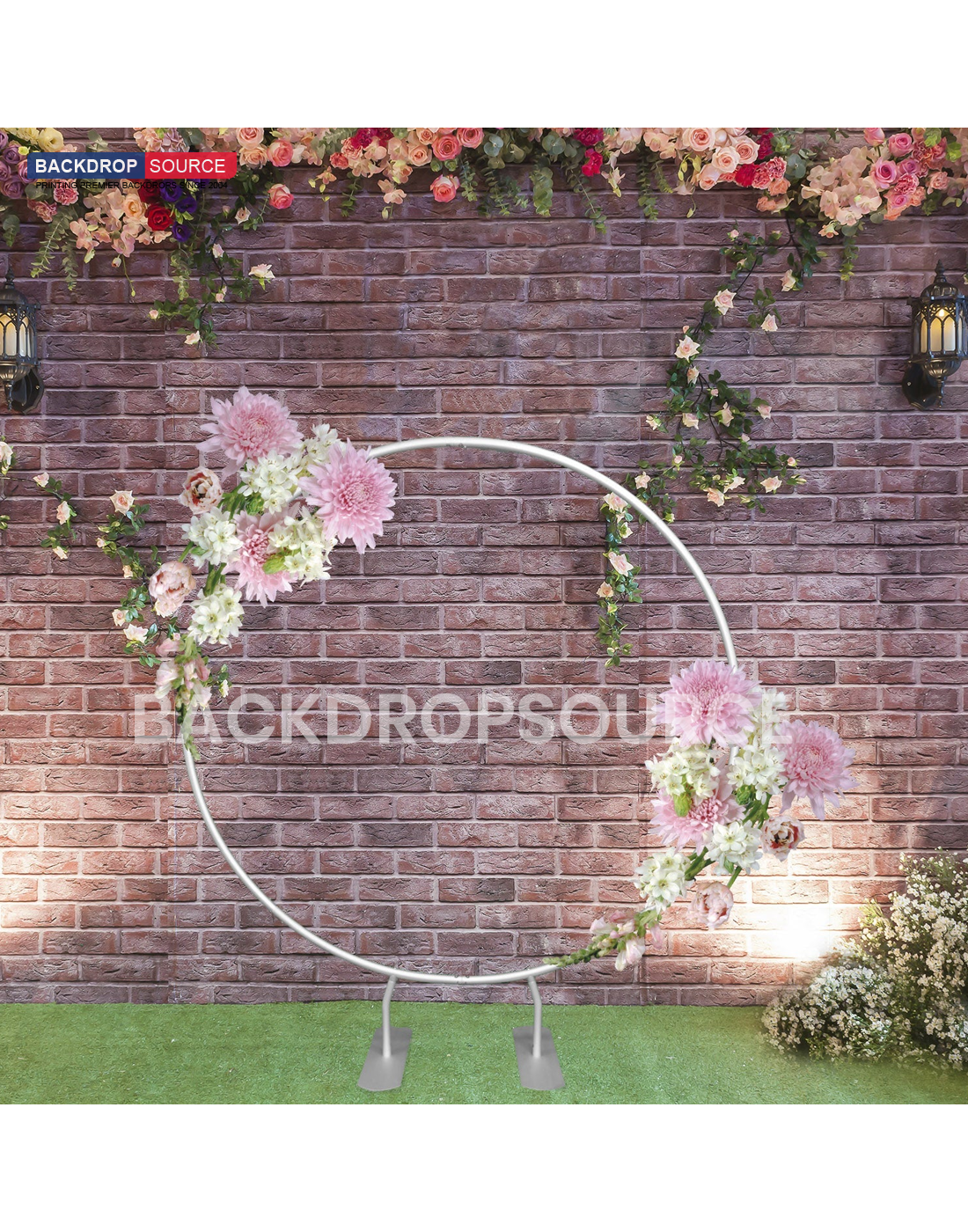 Circular Backdrop Stand ( Diameter 79 inches) for Wedding & Birthday Parties Decorations