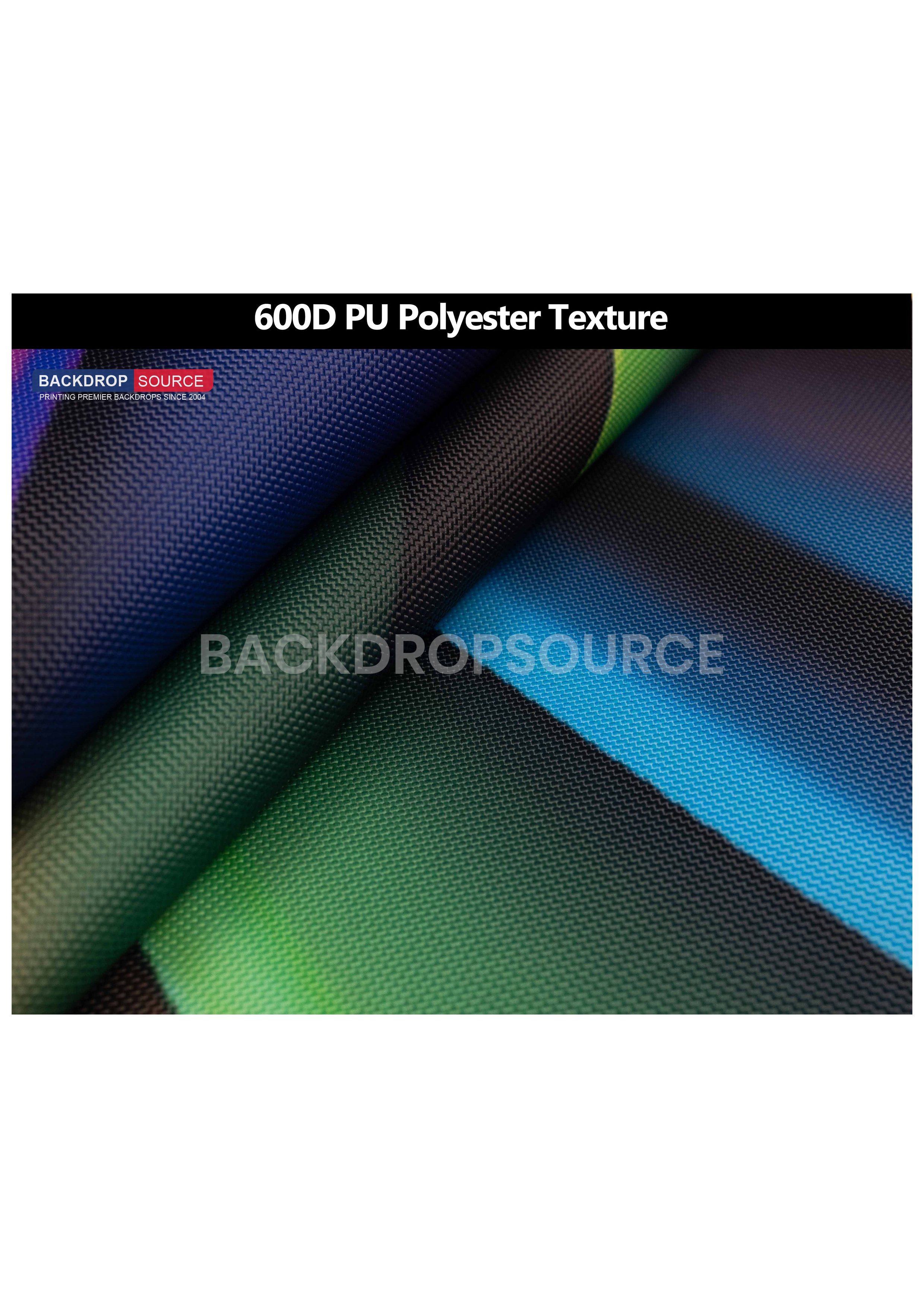 Customized Eco-Friendly 600D Polyester Fabric Printing