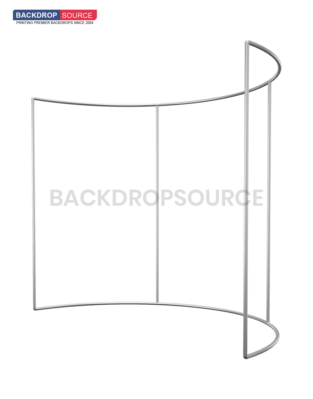 Custom 180° Curved Enclosure Wall