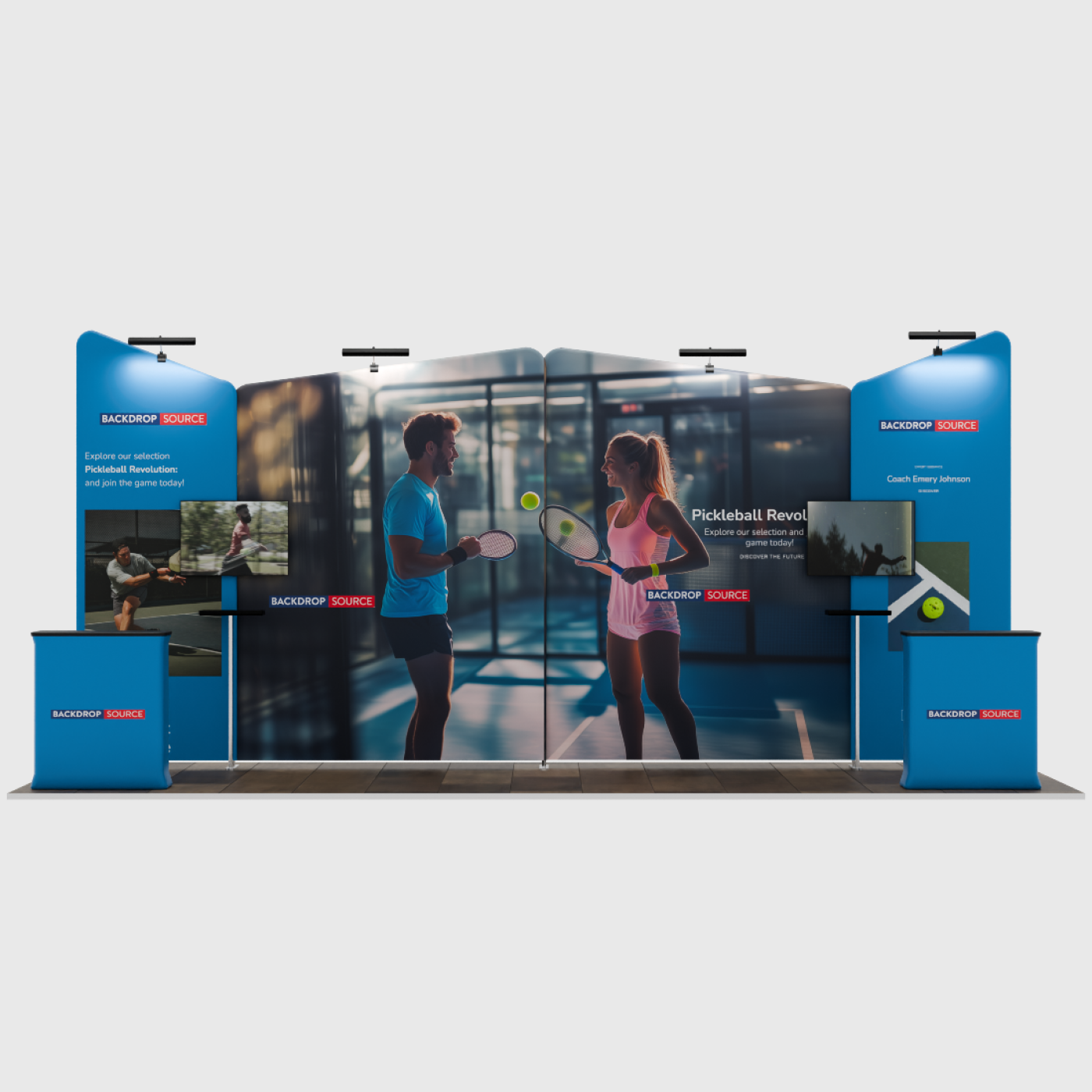 Portable Exhibit Display 20ft - Model 2