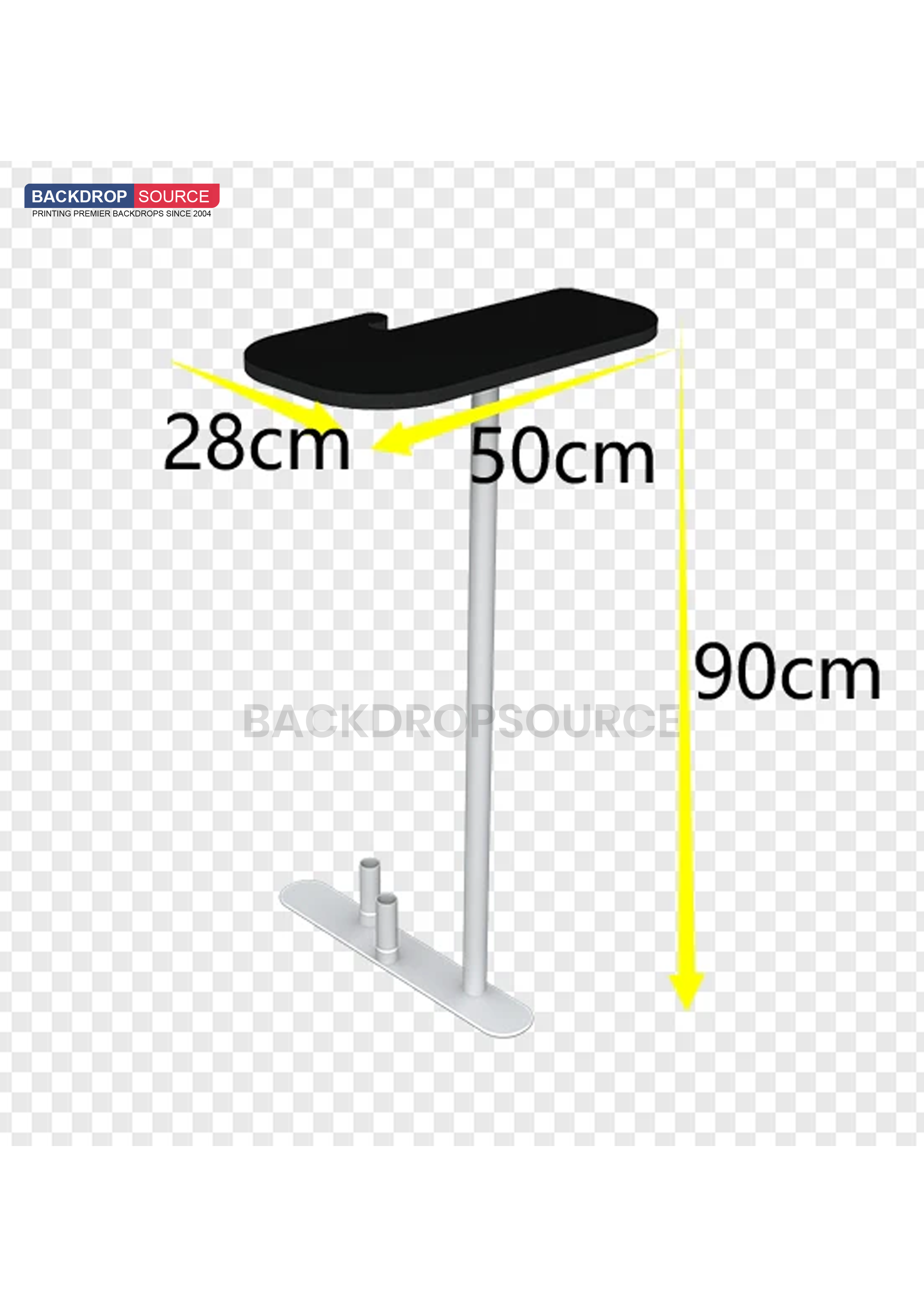 Inclined Exhibition Kit for 10ft Wide Booths