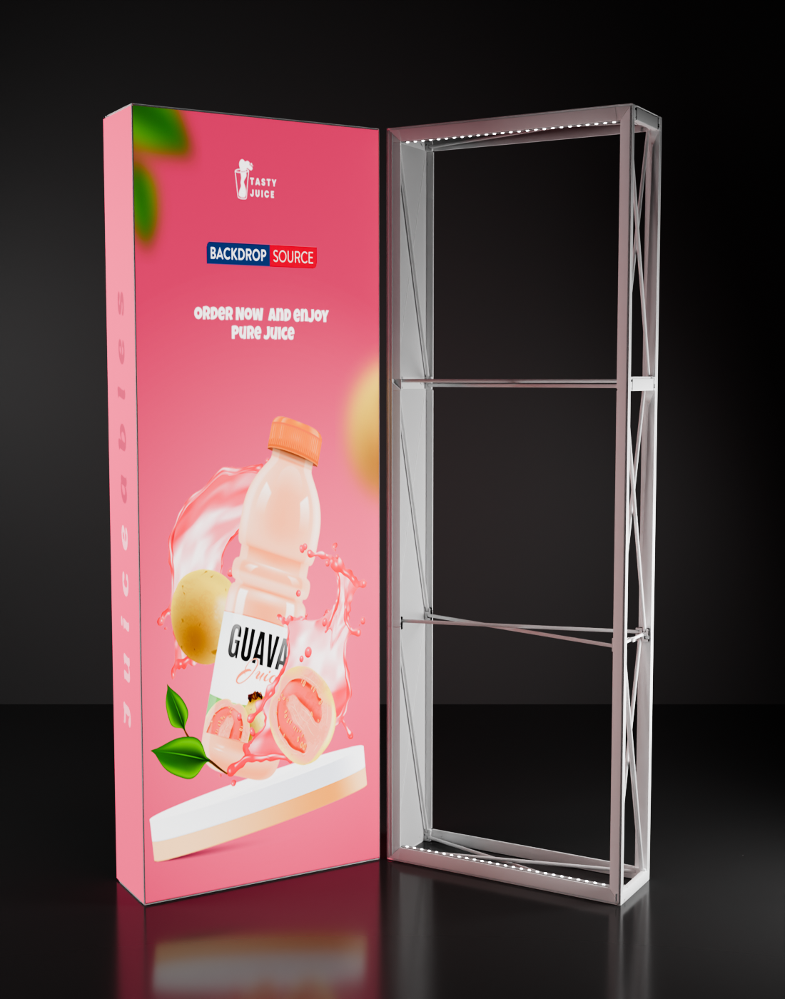 Backlit SEG Pop-Up Straight Display