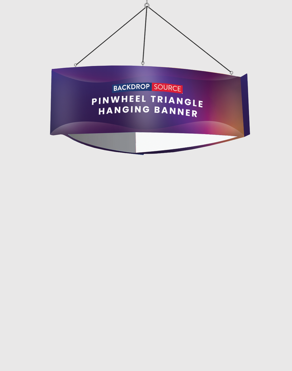 Sky Tube Pinwheel Triangle Hanging Banner