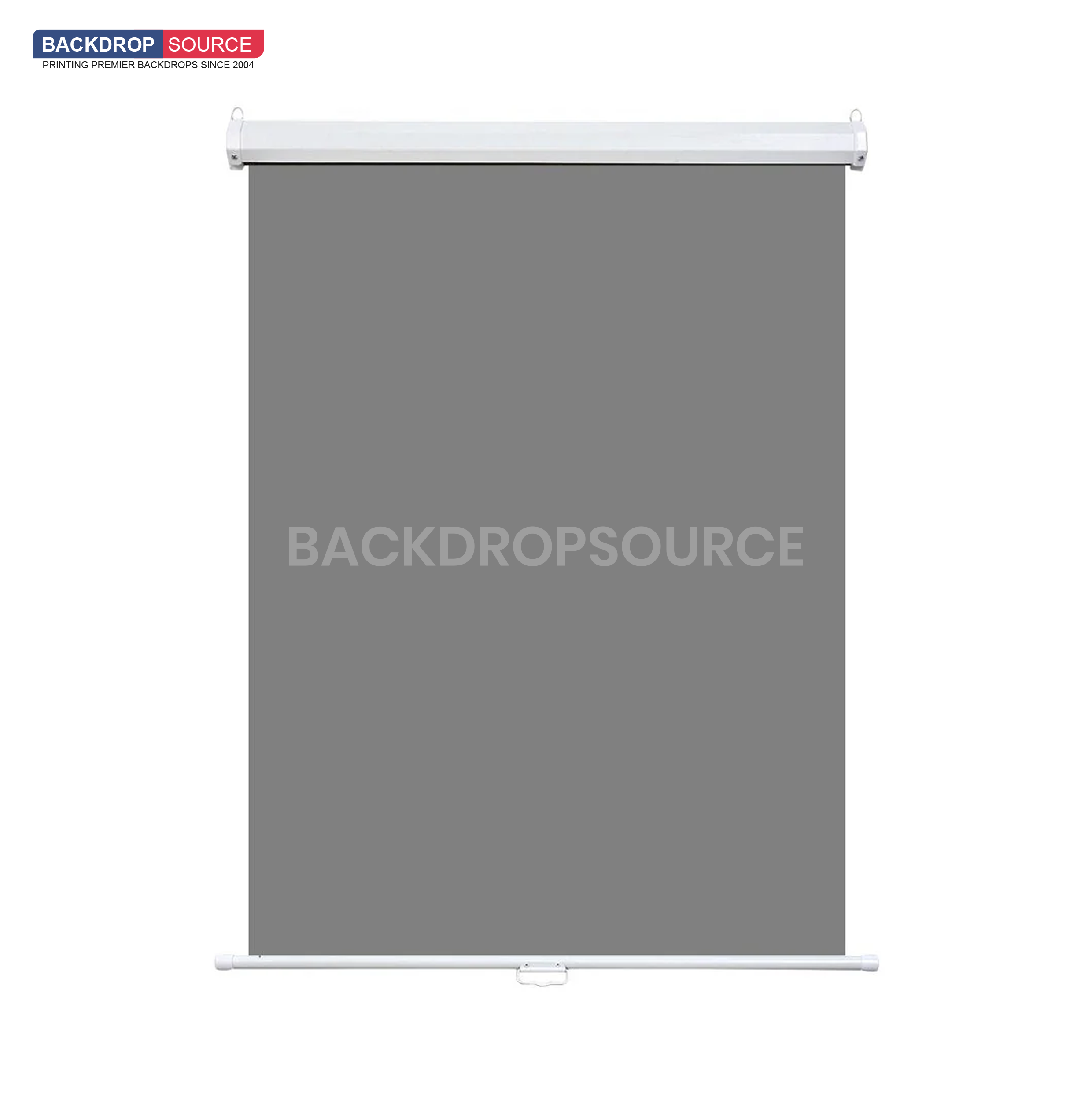 Retractable  Wall Hanging Backdrop with Clamps ( Customized Options)