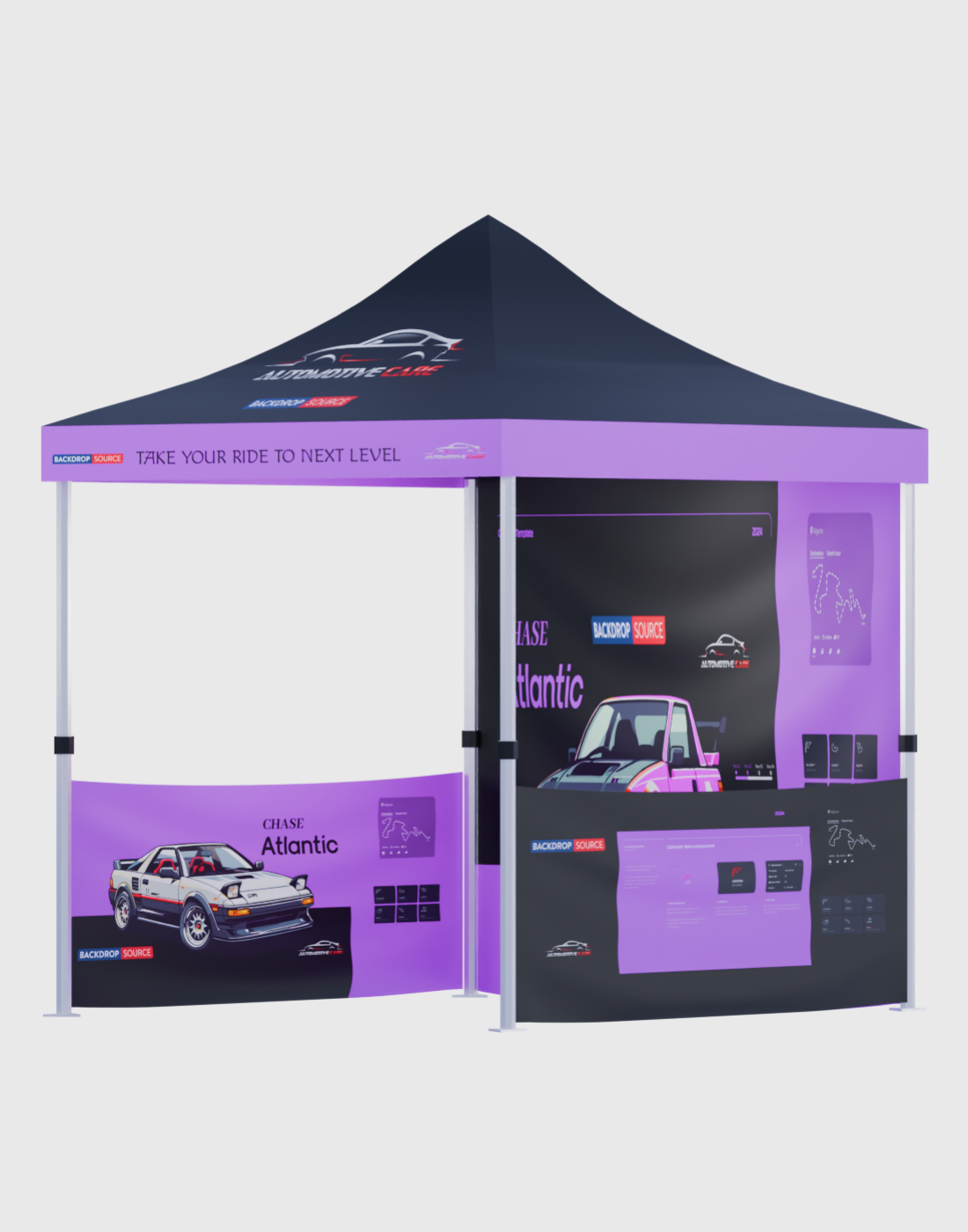 Heavy Duty Custom Canopy Tent - (6.5Ft x 10Ft)