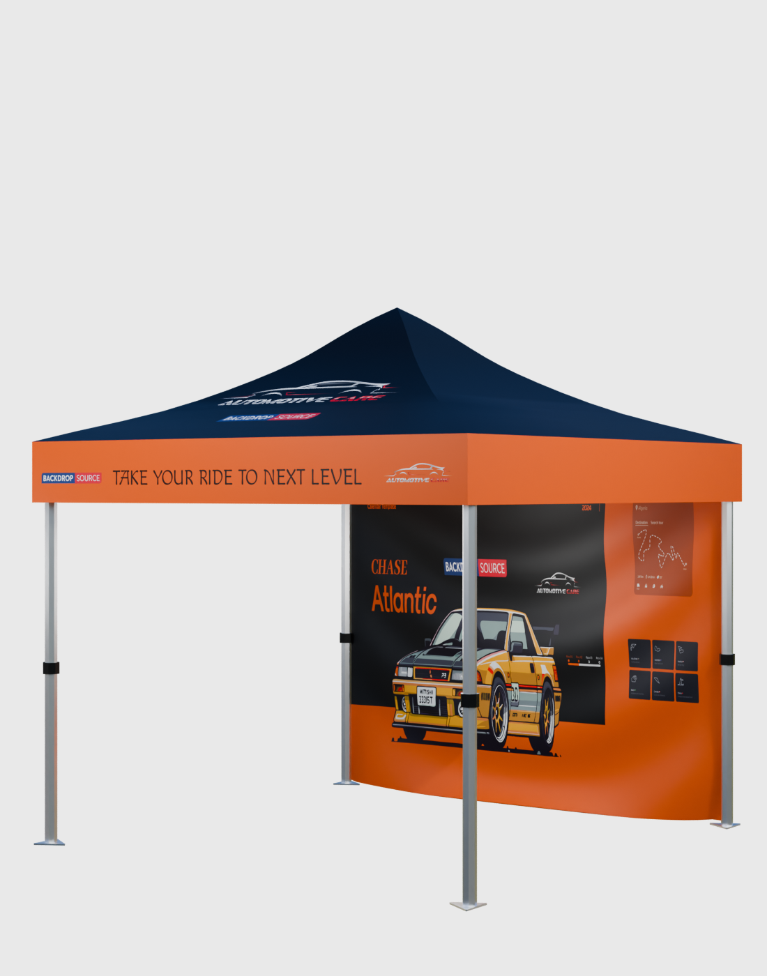 Heavy Duty Custom Canopy Tent (10Ft x 10Ft)