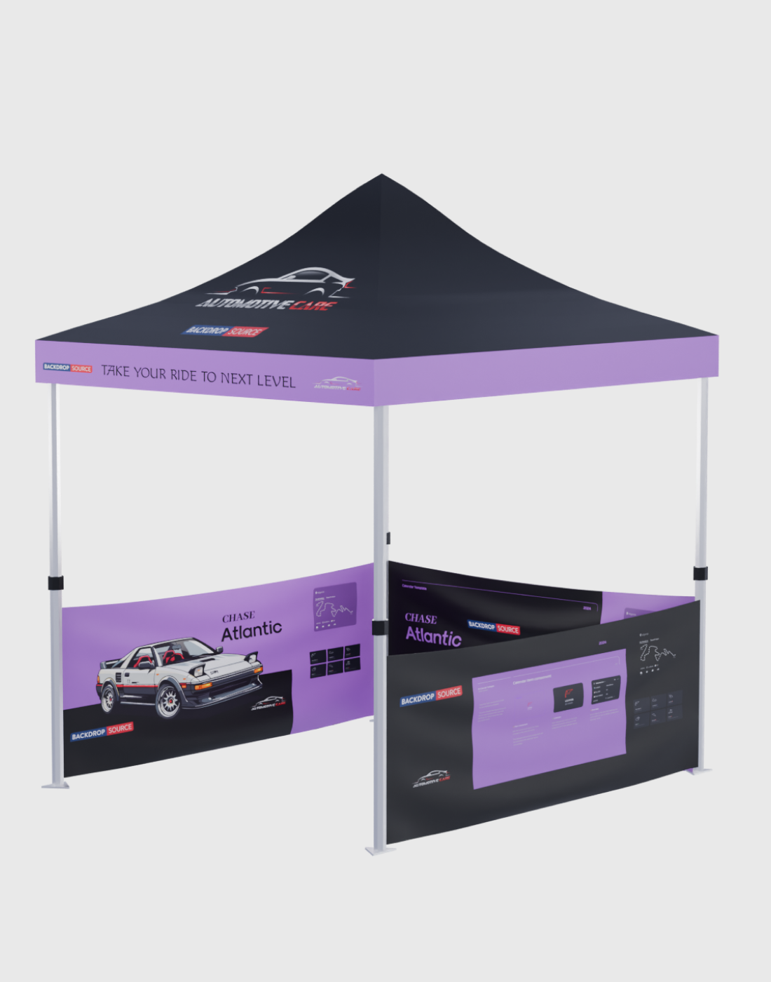 Heavy Duty Custom Canopy Tent - (6.5Ft x 10Ft)