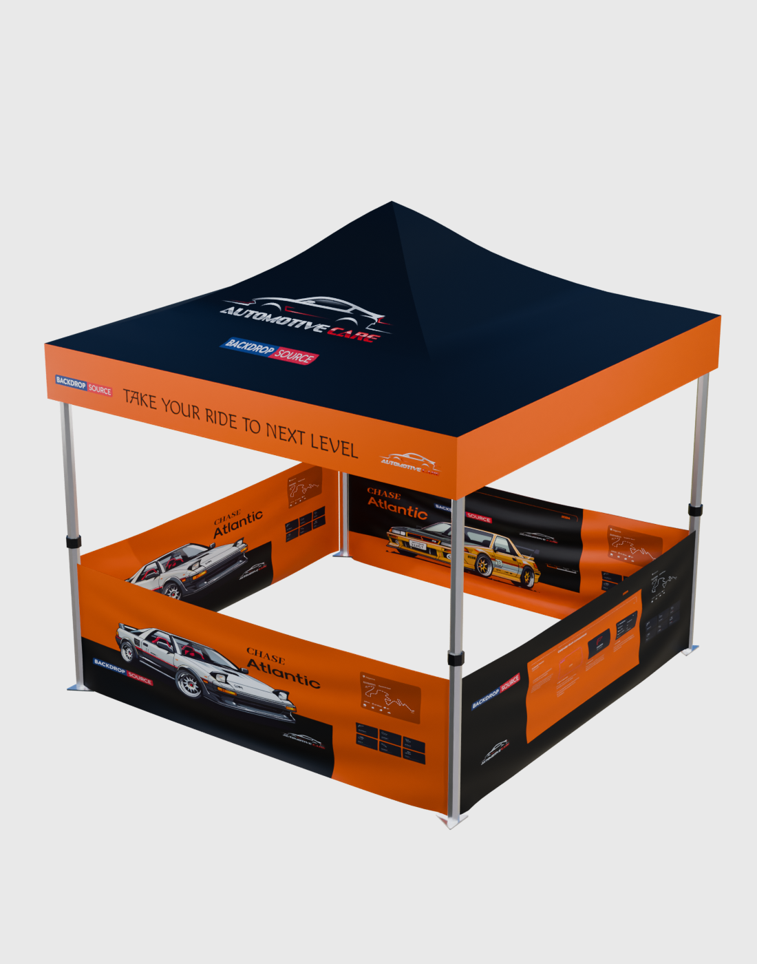 Heavy Duty Custom Canopy Tent (10Ft x 10Ft)