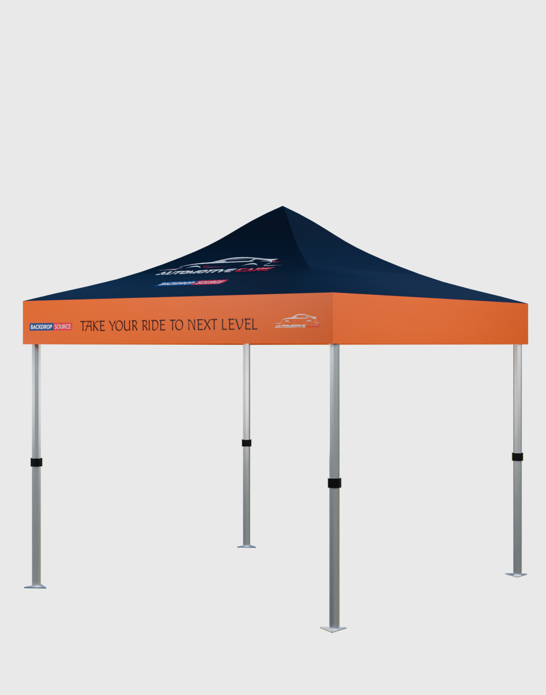 Heavy Duty Custom Canopy Tent (10Ft x 10Ft)