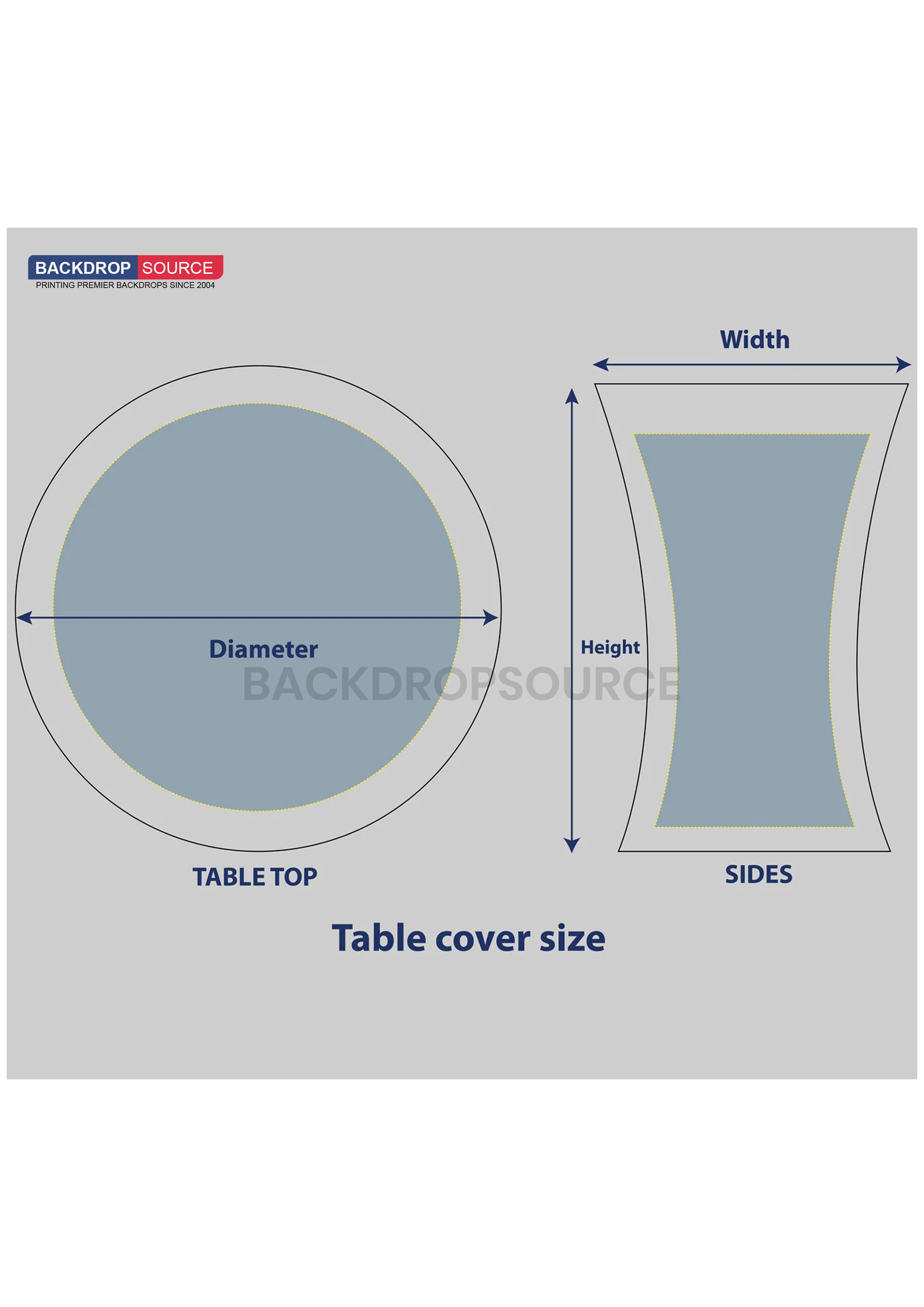 Round Stretch Table Covers