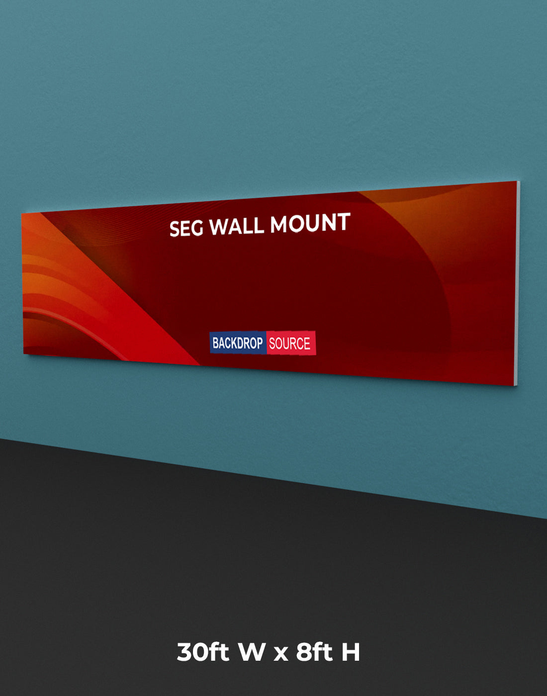 Wall-Mounted SEG Fabric display