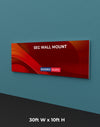 Wall-Mounted SEG Fabric display