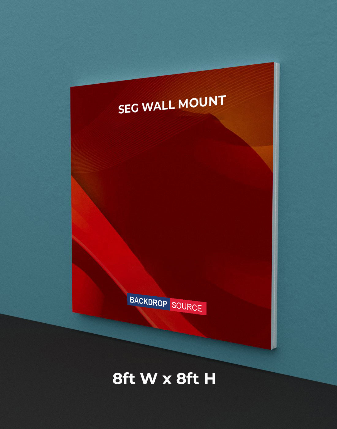 Wall-Mounted SEG Fabric display