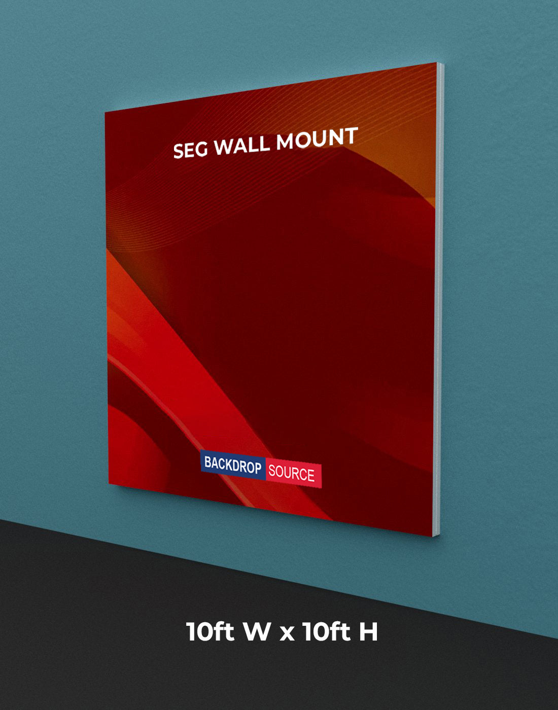 Wall-Mounted SEG Fabric display