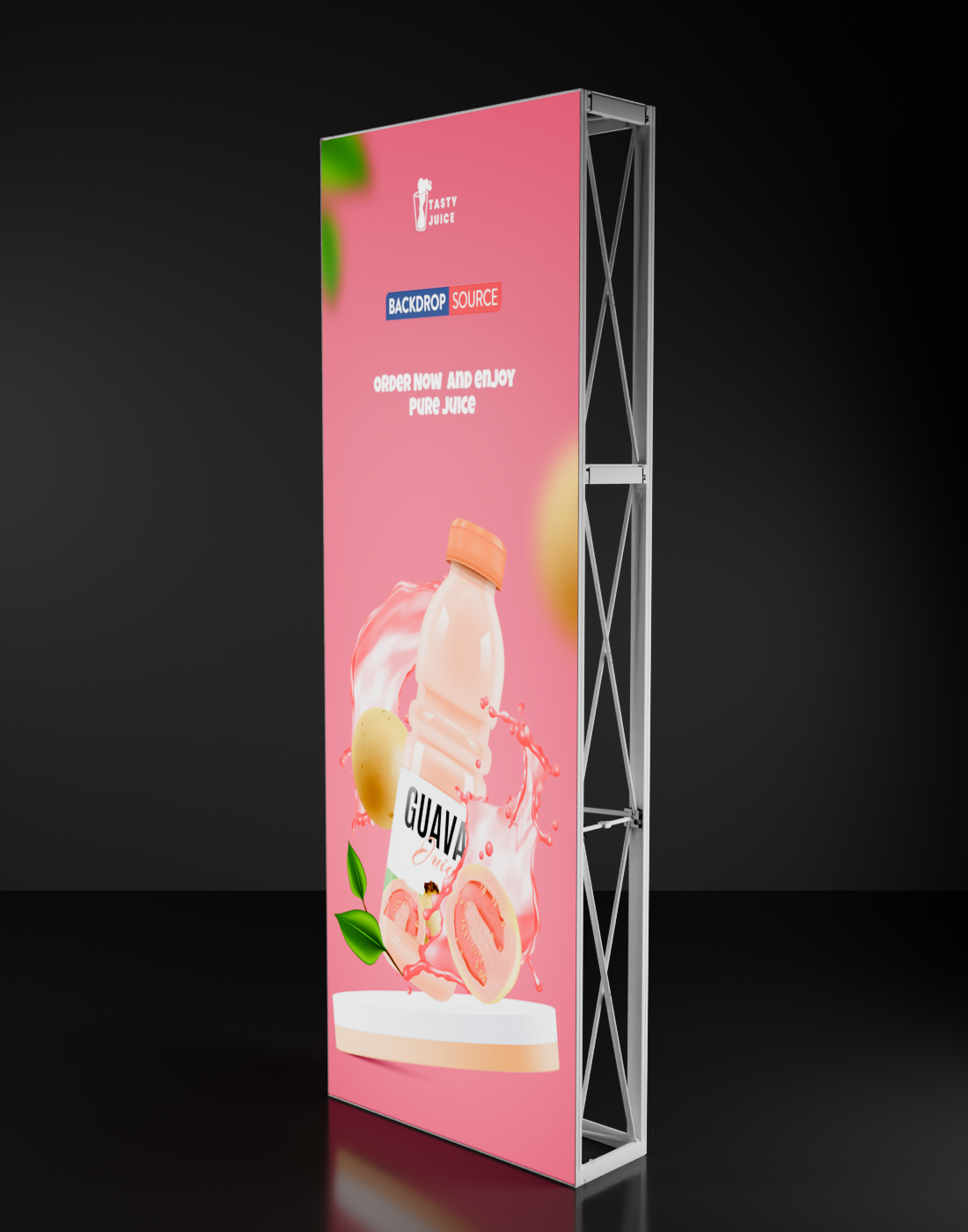 Backlit SEG Pop-Up Straight Display