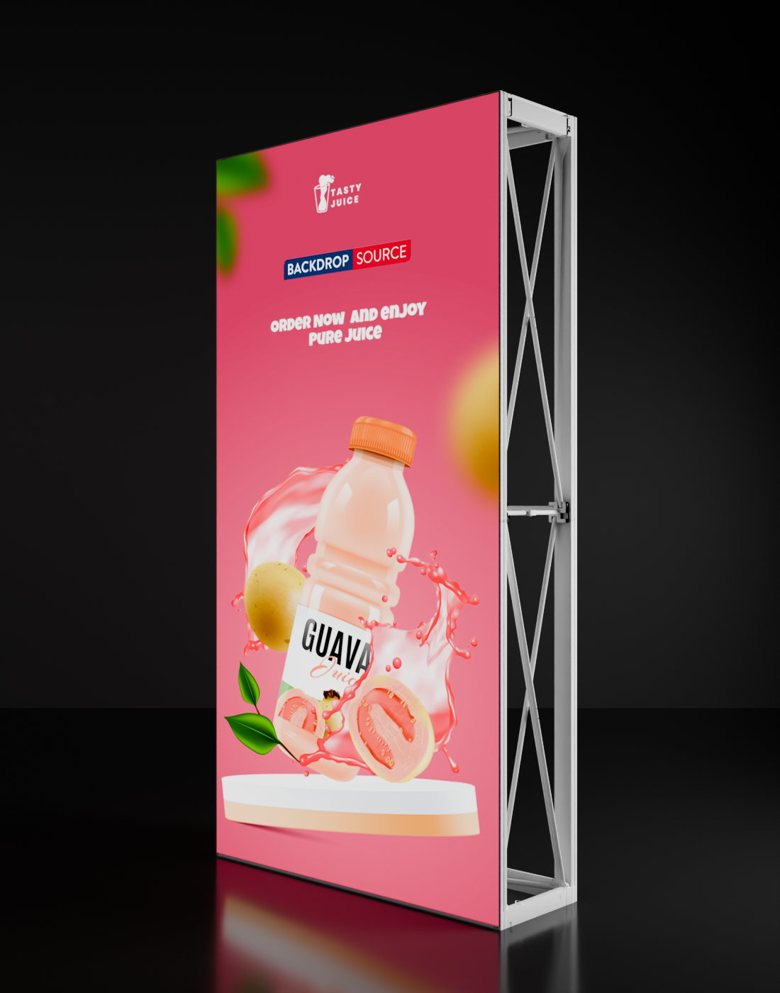 Backlit SEG Pop-Up Straight Display