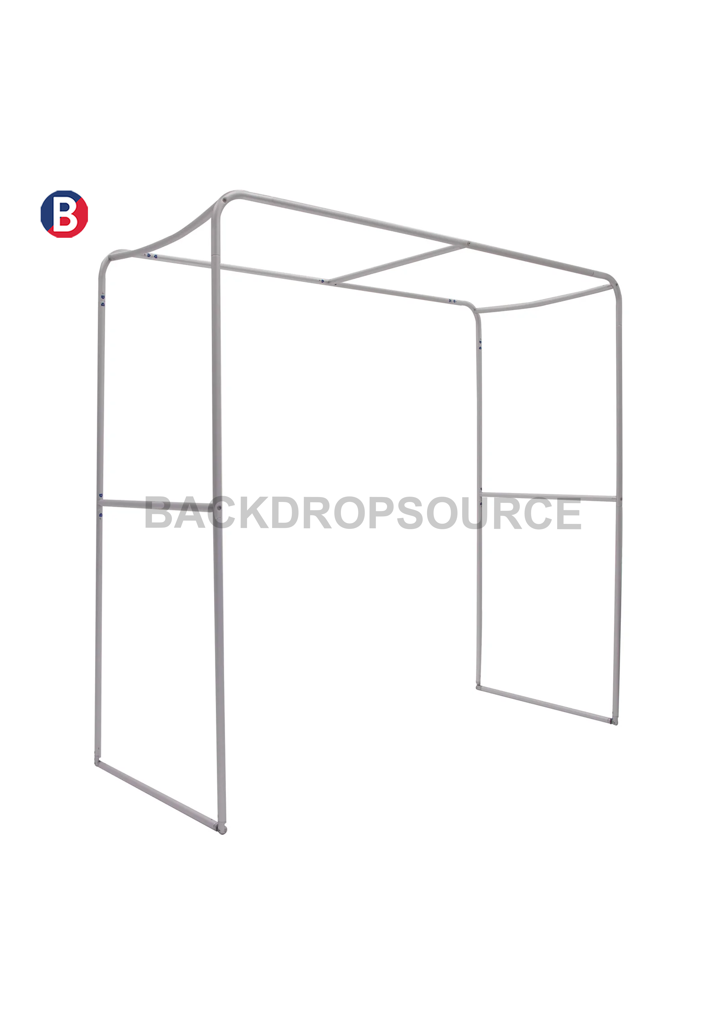 Square Shape Tension Fabric Display Arch With Header