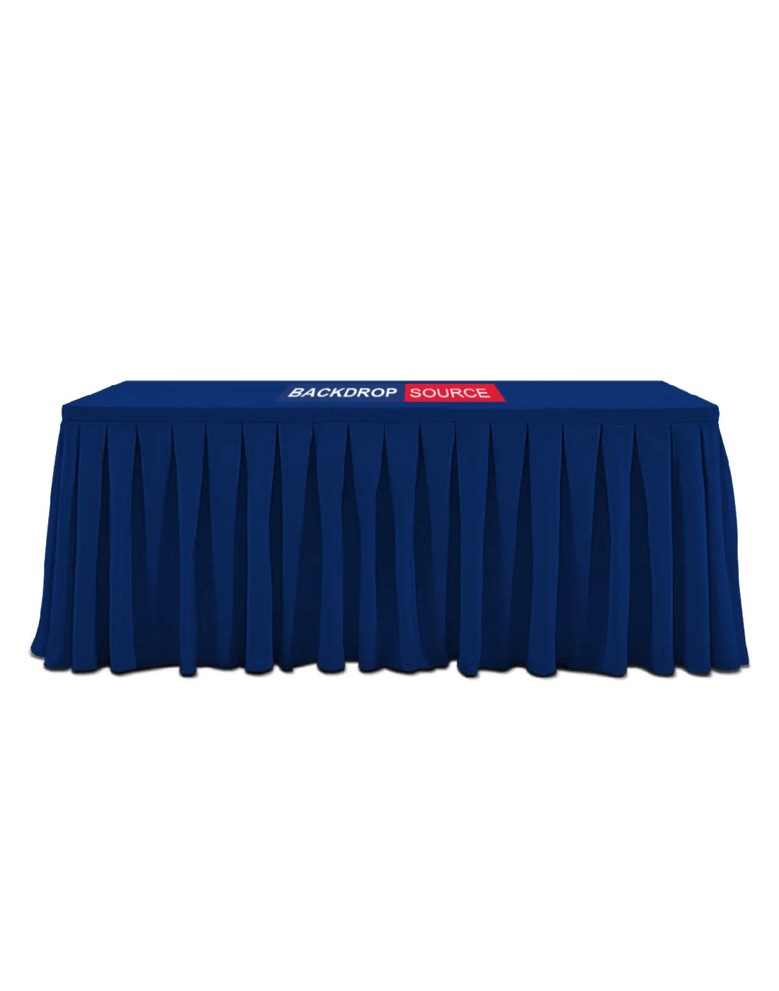 Custom Fitted Table Skirts with Top