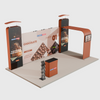 20ft Straight Backdrop with 3D Wall & Arch Exhibition Kit