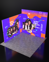 Foldable SEG Backlit Exhibition Display - Model 7