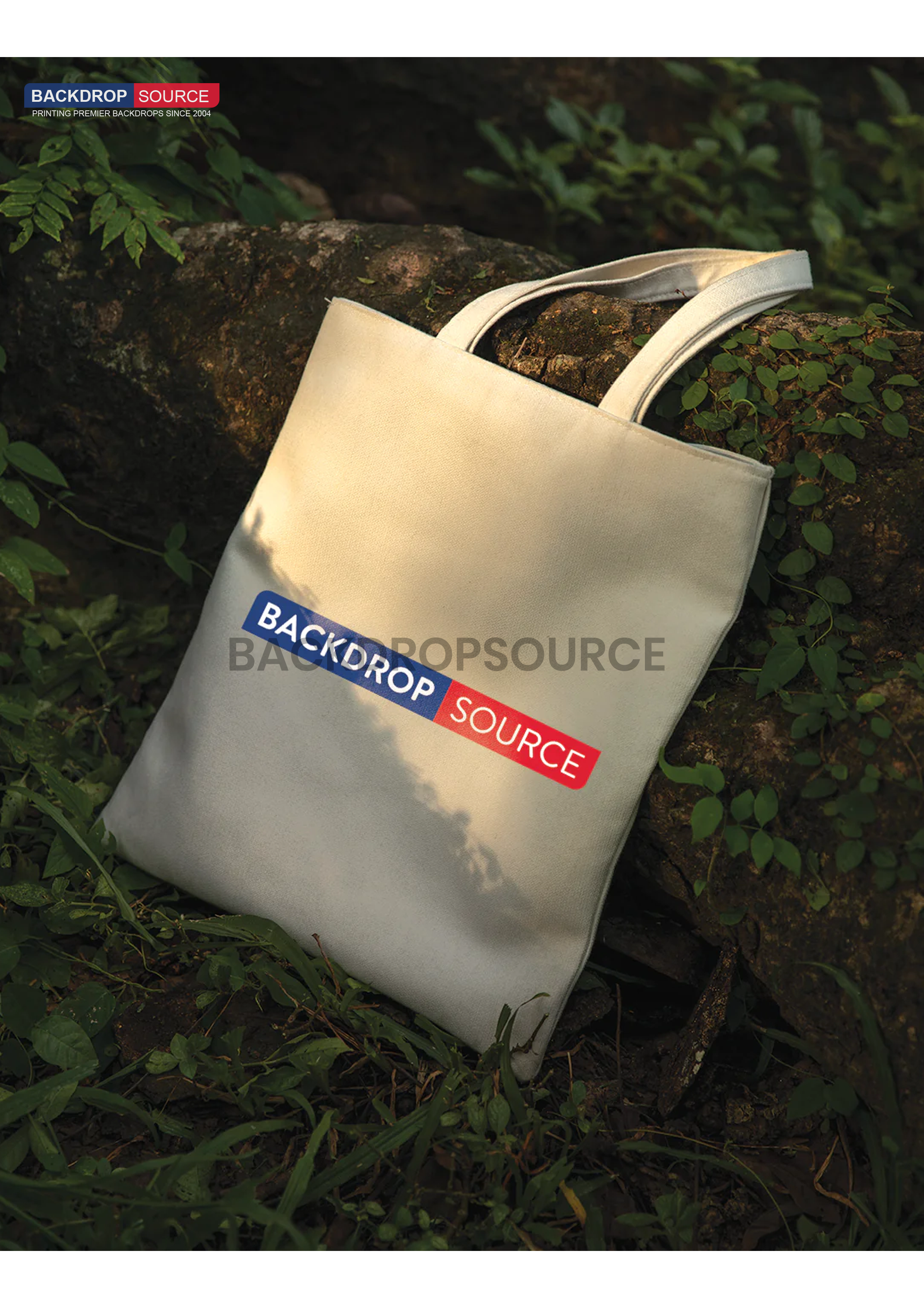 White Canvas Cotton Tote Bag