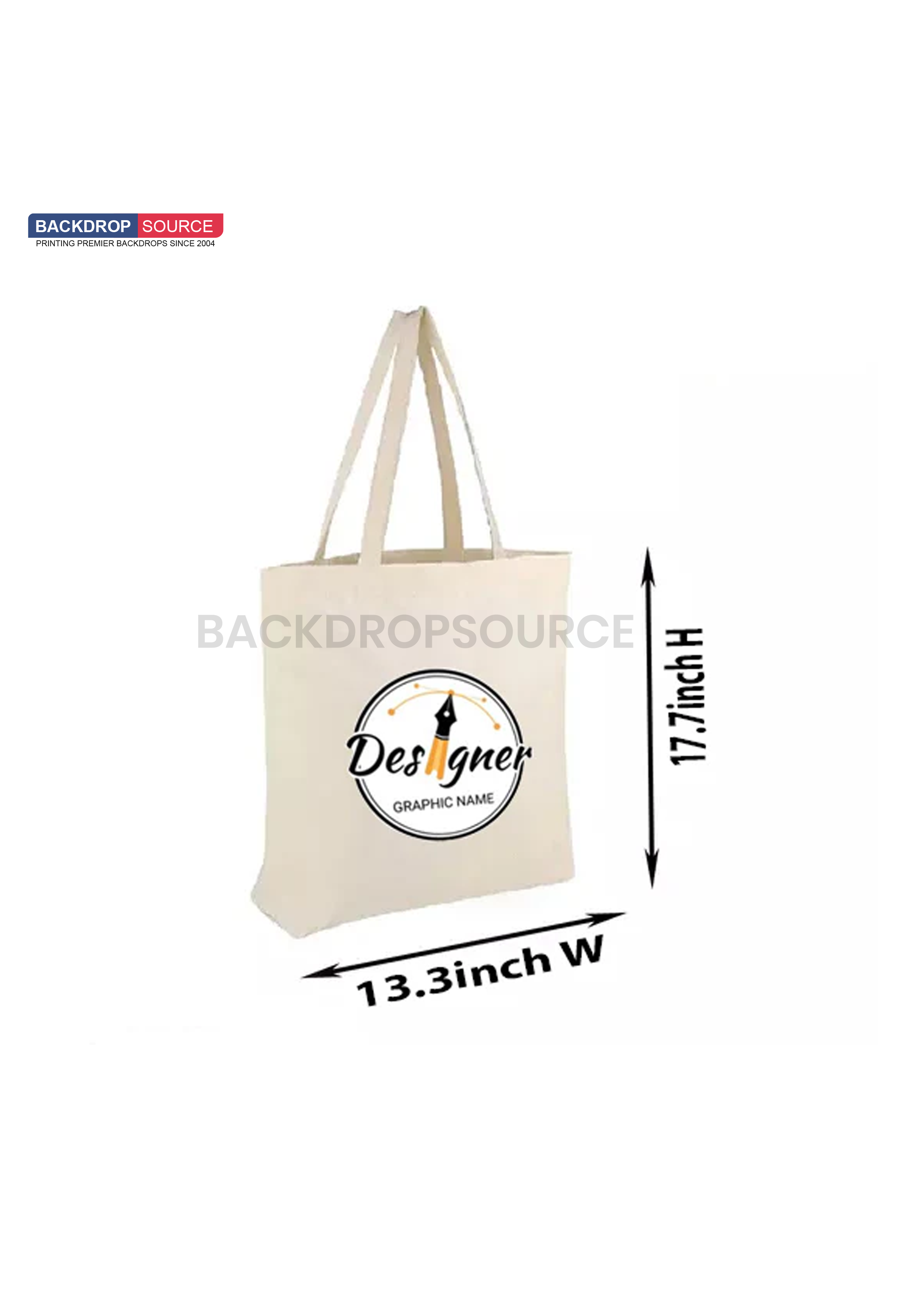 White cotton tote bag sale