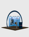 Modular Horseshoe Arch Exhibition Kit for 10ft Wide Booths