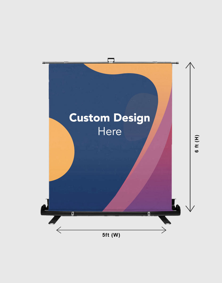 Collapsible Custom Printed Retractable Panel – Backdropsource Canada