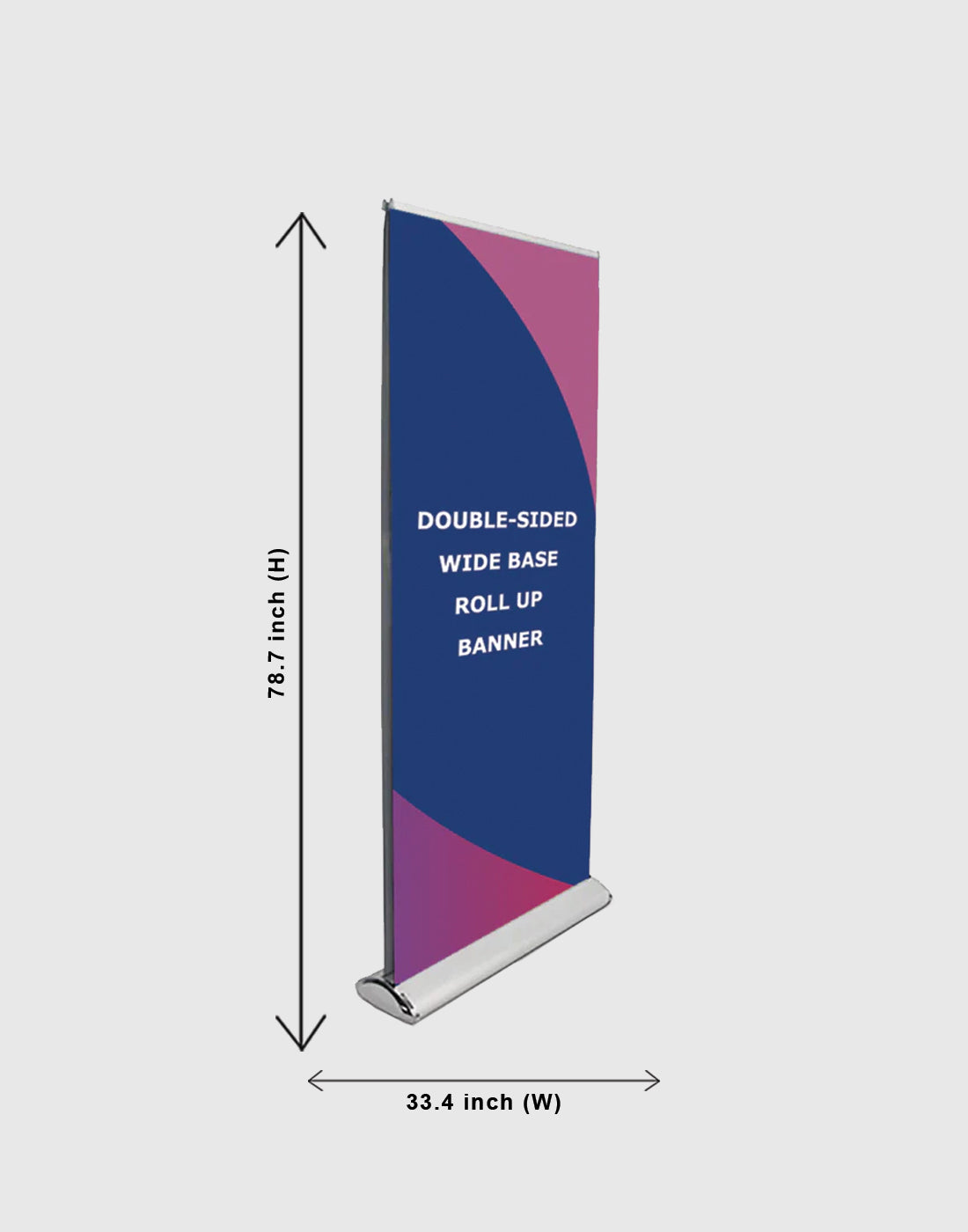 Pull Up Banner Size Guide, Roller Banner Dimensions